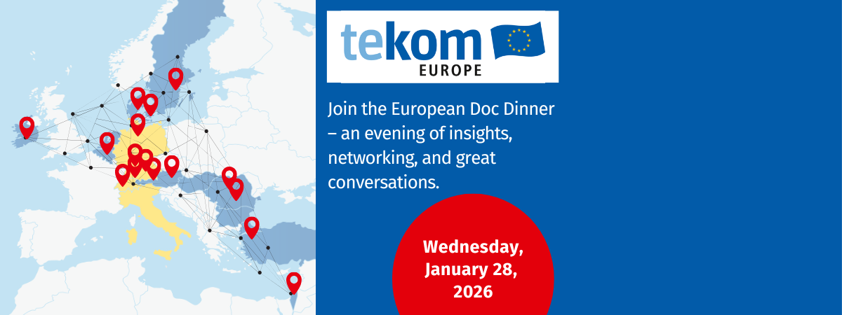 map of europe with pins for the doc dinner locations